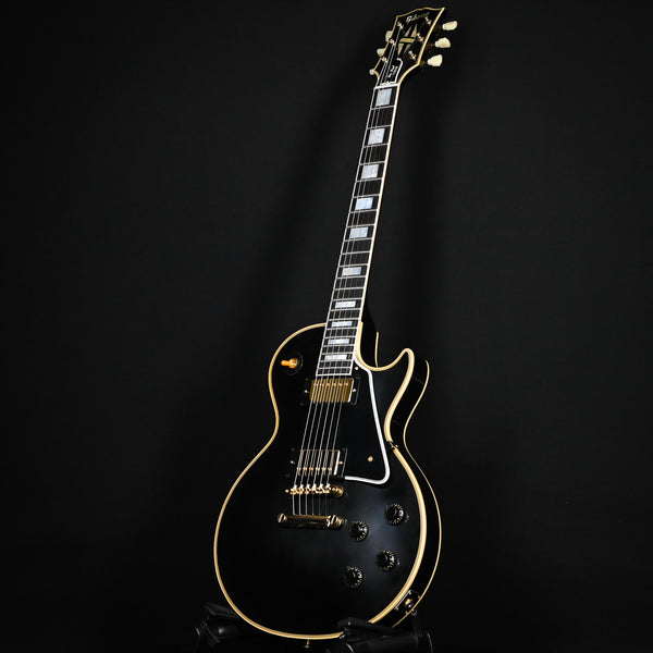 Gibson Custom 1957 Les Paul Custom Reissue w/ Gold Hardware VOS- Ebony (75108)