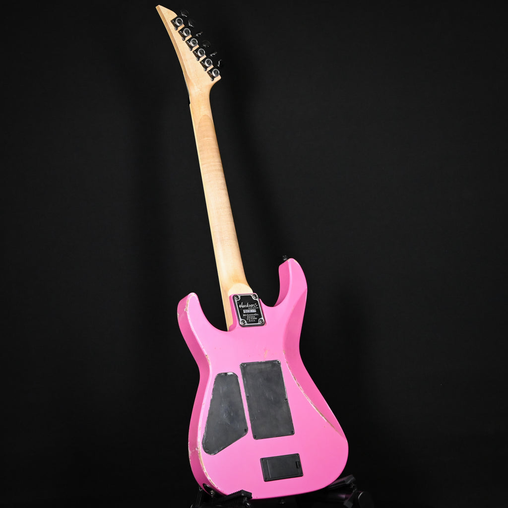 Jackson Custom Shop USA Special Edition Dk24-FR Dinky Floyd Rose w/ JP-1500 Boost Nitro Relic Club- Platinum Pink 2026 (XN20702)