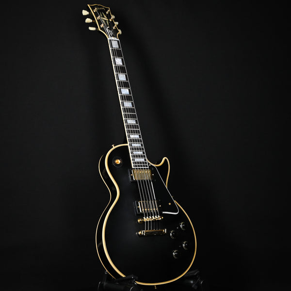 Gibson Custom 1957 Les Paul Custom Reissue w/ Gold Hardware VOS- Ebony (75108)