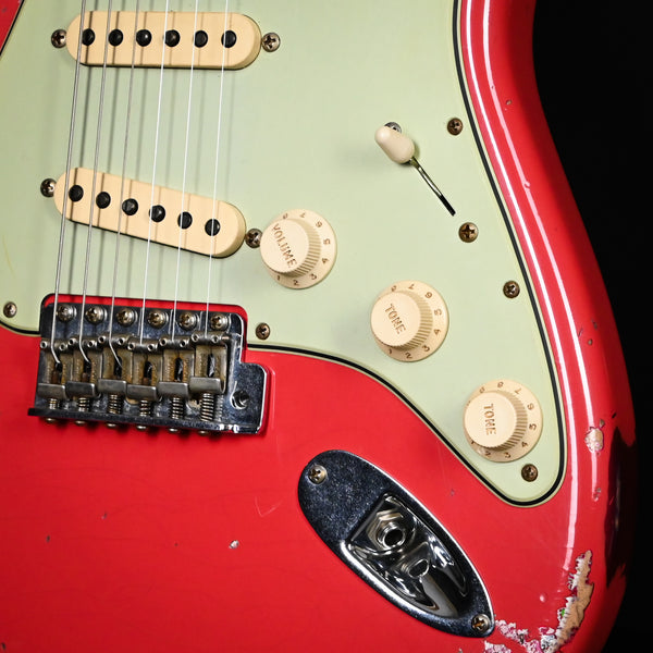 Fender Custom Shop 1962 Stratocaster w/ Josefina Handwound Pickups, Heavy Relic- Fiesta Red/ Pink Paisley 2025 (R143412)