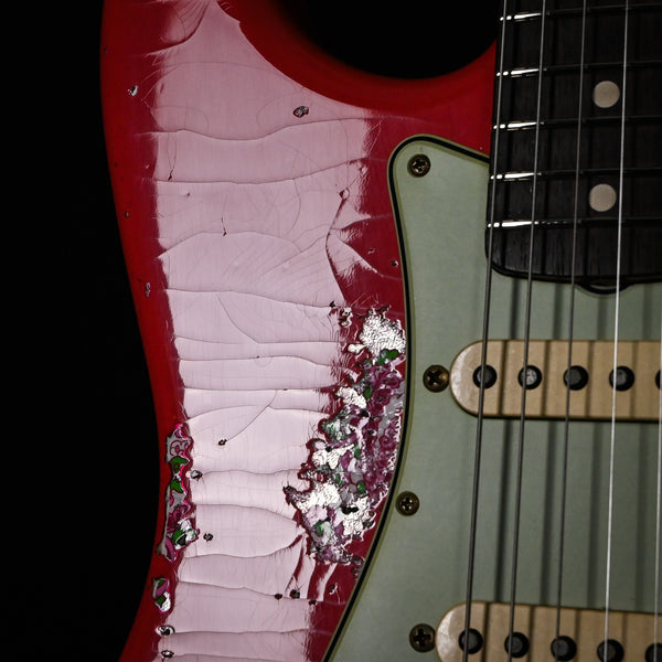 Fender Custom Shop 1962 Stratocaster w/ Josefina Handwound Pickups, Heavy Relic- Fiesta Red/ Pink Paisley 2025 (R143412)