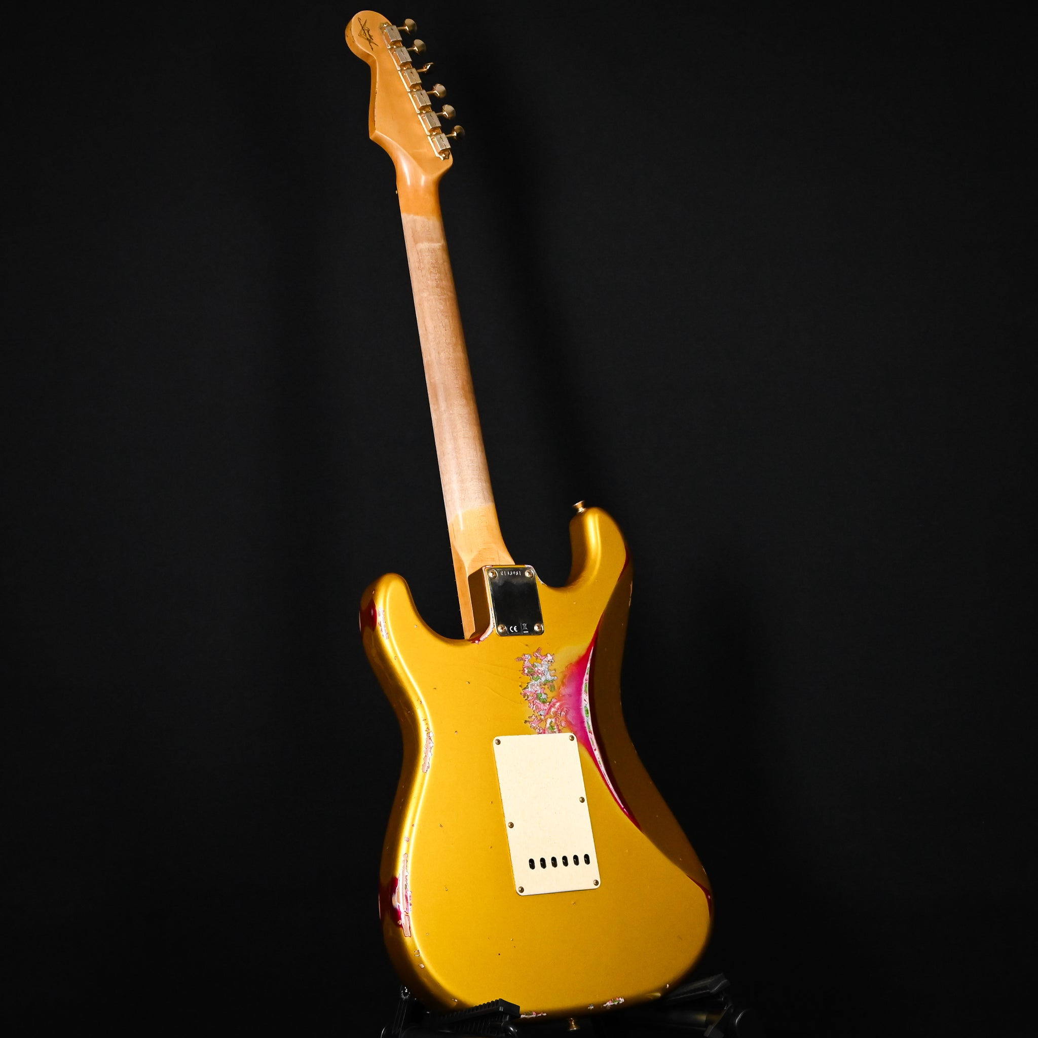 Fender Custom Shop 1962 Stratocaster w/ Gold Hardware Heavy Relic- Frost Gold / Pink Paisley 2025 (R133981)
