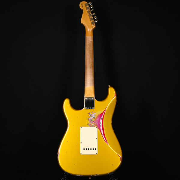 Fender Custom Shop 1962 Stratocaster w/ Gold Hardware Heavy Relic- Frost Gold / Pink Paisley 2025 (R133981)