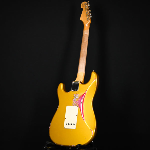 Fender Custom Shop 1962 Stratocaster w/ Gold Hardware Heavy Relic- Frost Gold / Pink Paisley 2025 (R133981)