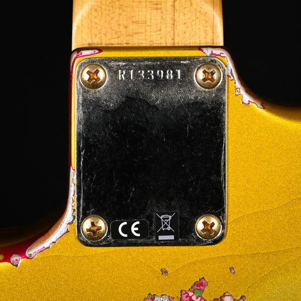 Fender Custom Shop 1962 Stratocaster w/ Gold Hardware Heavy Relic- Frost Gold / Pink Paisley 2025 (R133981)