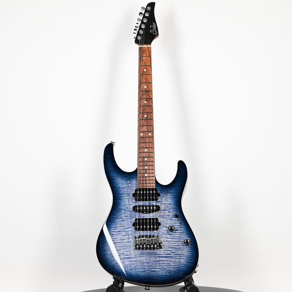 Suhr Modern Plus Electric Guitar- Faded Trans Whale Blue Burst 2026 (91453)