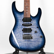 Suhr Modern Plus Electric Guitar- Faded Trans Whale Blue Burst 2026 (91453)