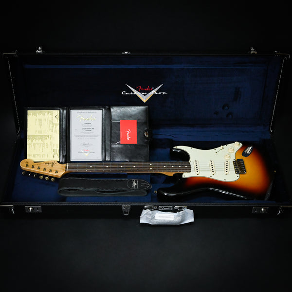 Fender Custom Shop Limited Edition '63 Stratocaster Journeyman- Bleached 3 Tone Sunburst 2024 (CZ583390)