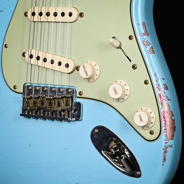 Fender Custom Shop 1962 Stratocaster w/ Josefina Handwound Pickups Heavy Relic- Daphne Blue/ Pink Paisley 2025 (R143962)