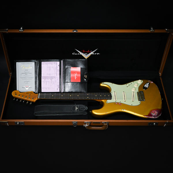 Fender Custom Shop 1962 Stratocaster w/ Josefina Handwound Pickups Heavy Relic- Frost Gold/ Pink Paisley 2025 (R143761)