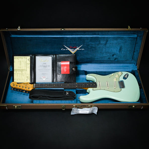 Fender Custom Shop Limited Edition '62 Poblano Stratocaster Journeyman/Closet Classic- Faded Aged Surf Green 2024 (CZ576439)