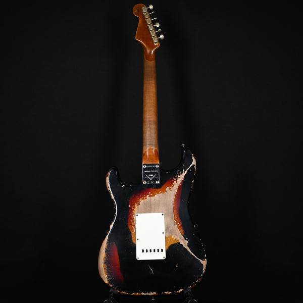 Fender Custom Shop Limited Edition Roasted '61 Stratocaster Super Heavy Relic- Aged Black/ 3-Color Sunburst 2025 (CZ583251)