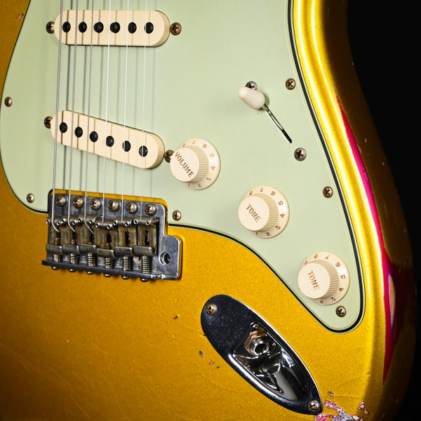 Fender Custom Shop 1962 Stratocaster w/ Josefina Handwound Pickups Heavy Relic- Frost Gold/ Pink Paisley 2025 (R143761)