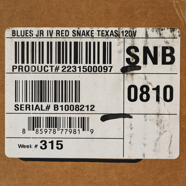 Fender Blues Junior IV Red Snake Texas 120V (B1008212)