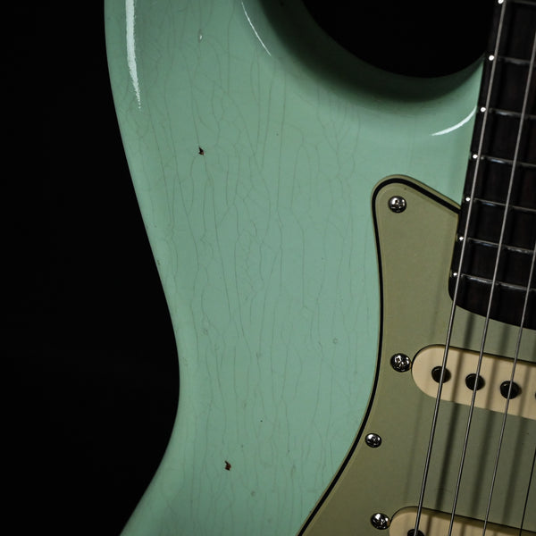 Fender Custom Shop Limited Edition '62 Poblano Stratocaster Journeyman/Closet Classic- Faded Aged Surf Green 2024 (CZ576439)