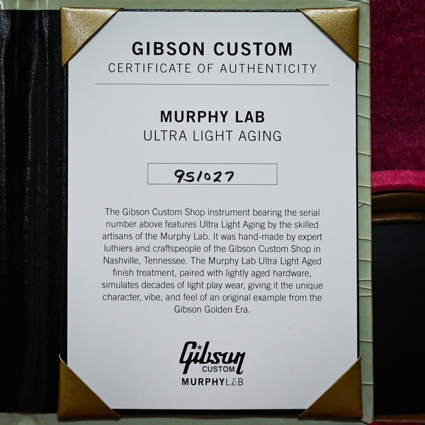 Gibson Custom 1959 Les Paul Standard Reissue Murphy Ultra Light Aged- Southern Fade Burst 2026 (951027)
