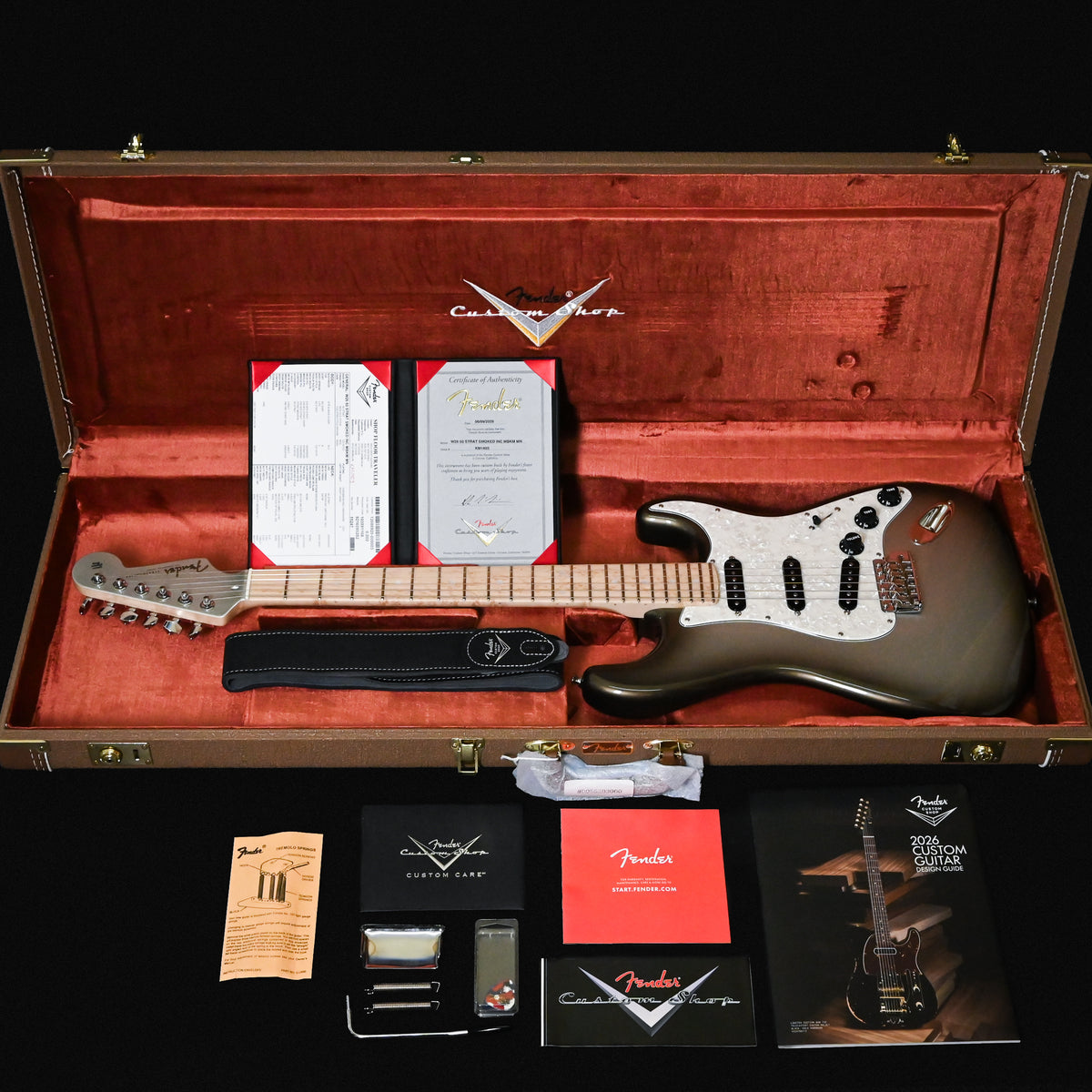 Fender Custom Shop Masterbuilt Kyle McMillin '60 Stratocaster NOS- Smoked Burst Inca Silver 2026 (KM1403)