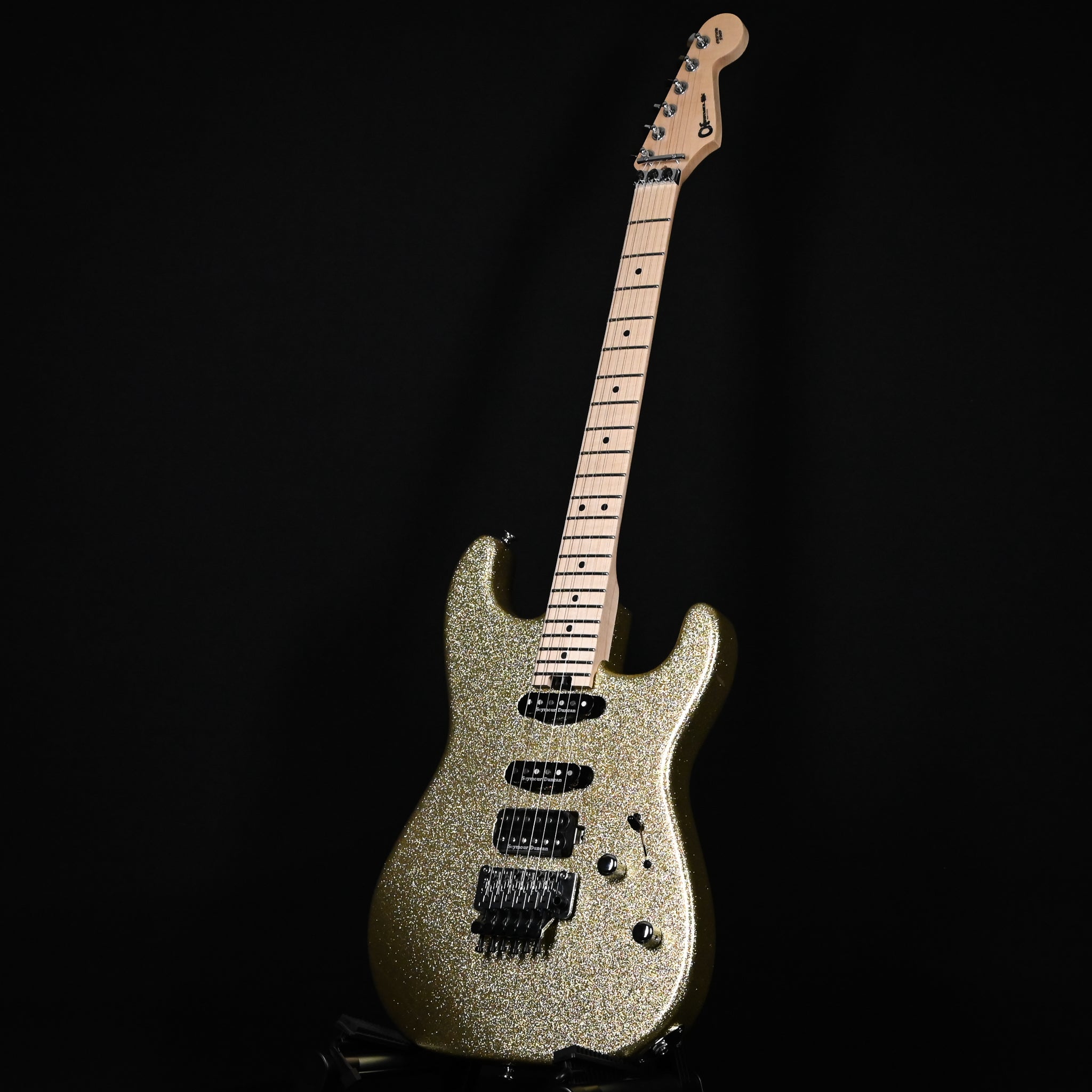 Charvel USA Custom Shop San Dimas HSS – Gold Sparkle (C17837)
