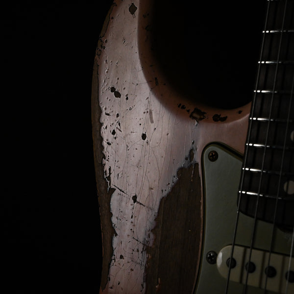 Fender Custom Shop Masterbuild Todd Krause '62 Stratocaster w/ Brazilian Rosewood & Josefina Handwound Pickups, Super Heavy Relic- Shell Pink/ 3 Color Sunburst (R140098)