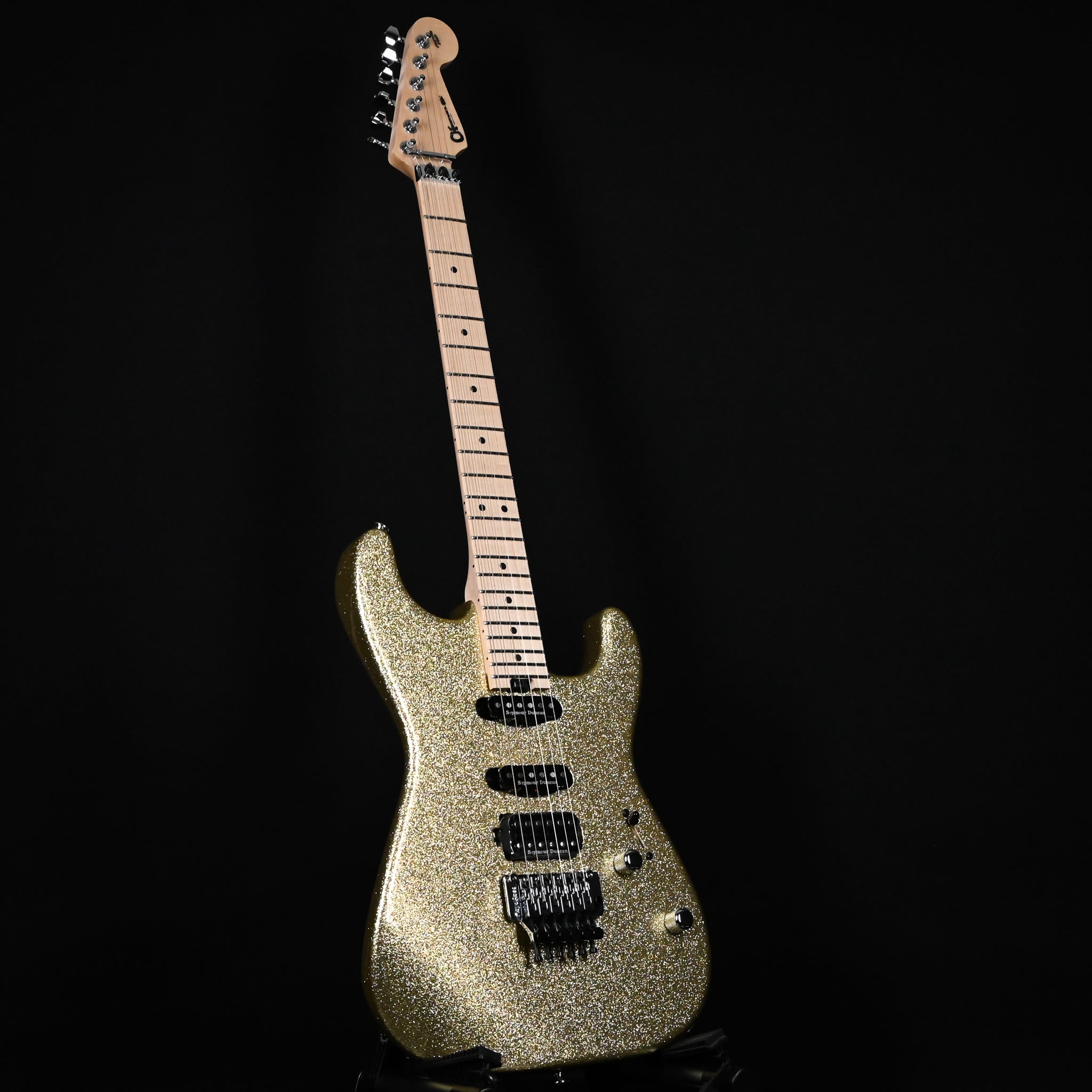 Charvel USA Custom Shop San Dimas HSS – Gold Sparkle (C17837)