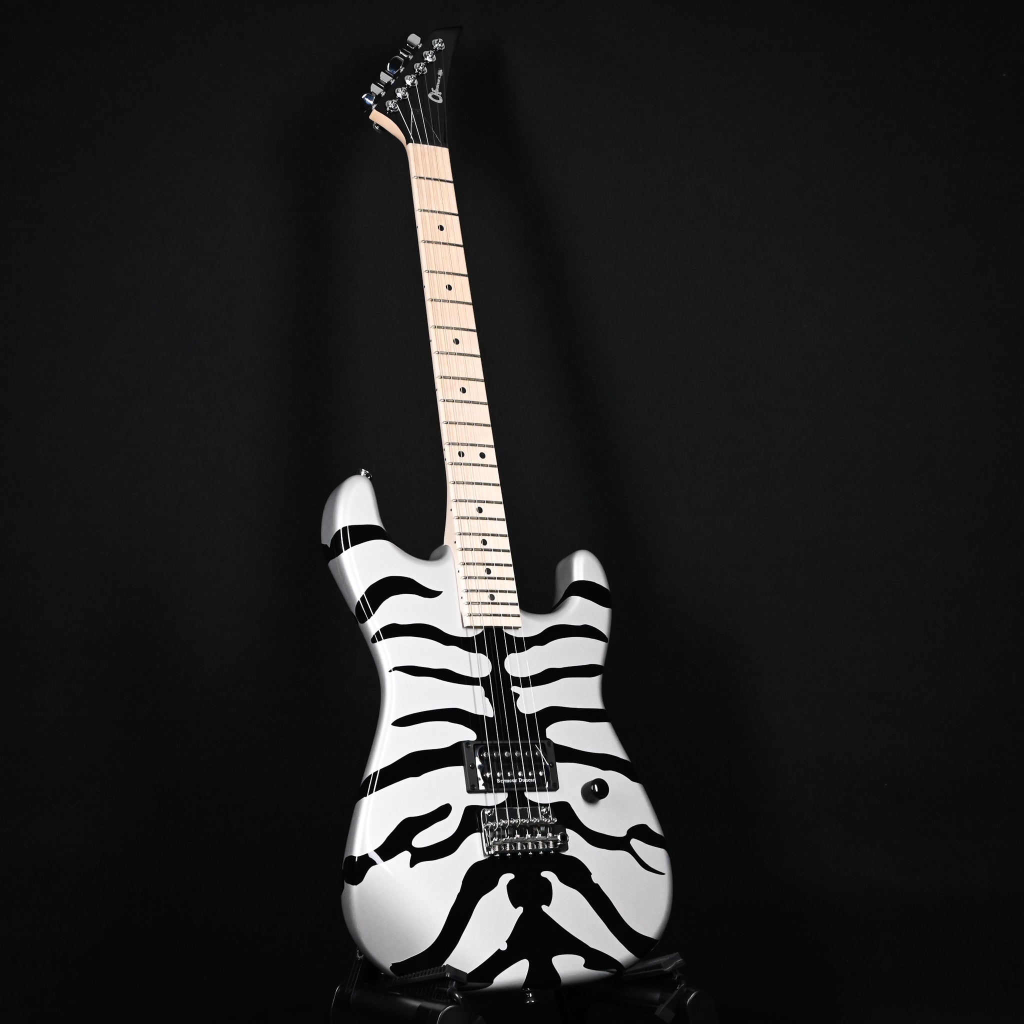 Charvel Super-Stock SD1 H 2PT M w/ Maple Fingerboard- Silver Bengal 2024 (MC234430)