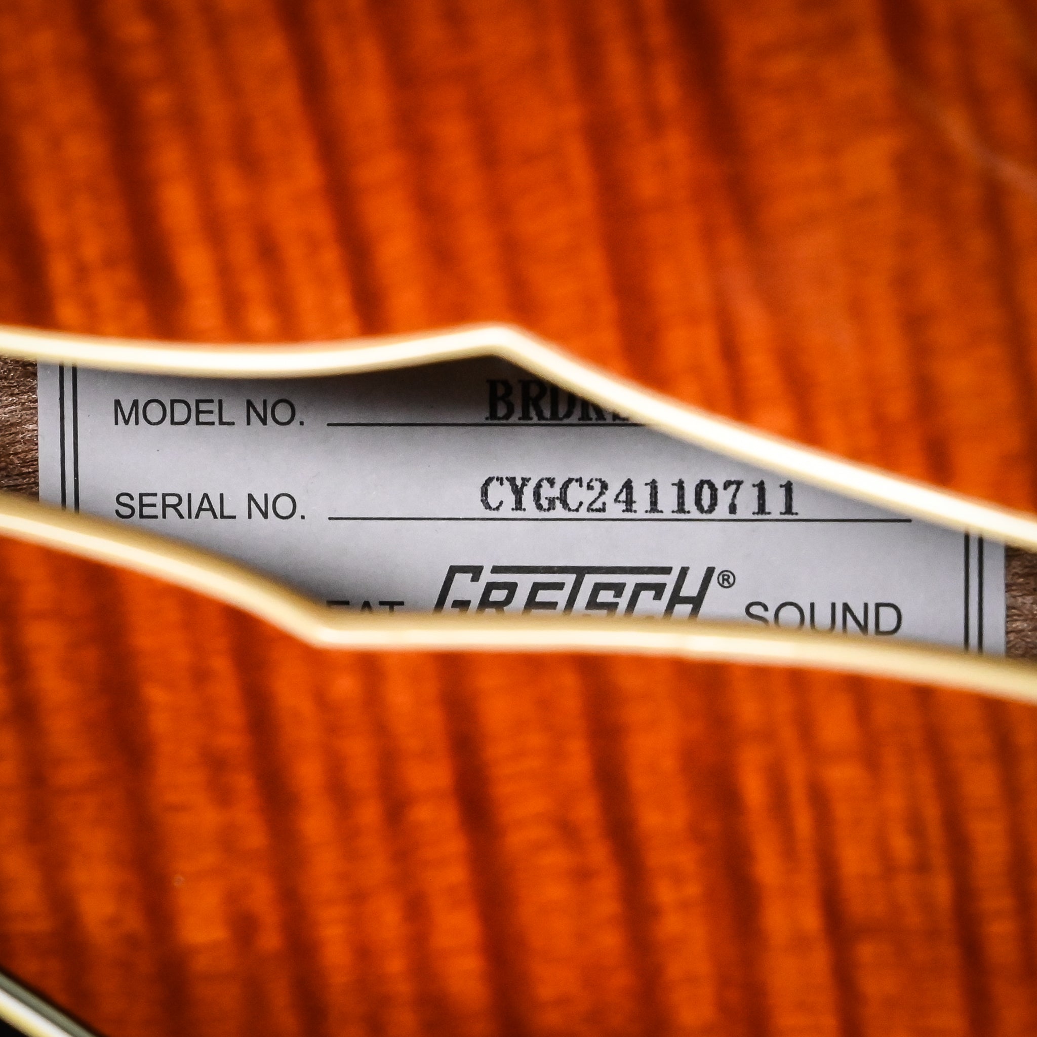 Gretsch Electromatic LTD Flame Okoume Broadkaster Jr. Single-Cut w/ Bigsby- Roundup Orange Stain (CYGC24110711)
