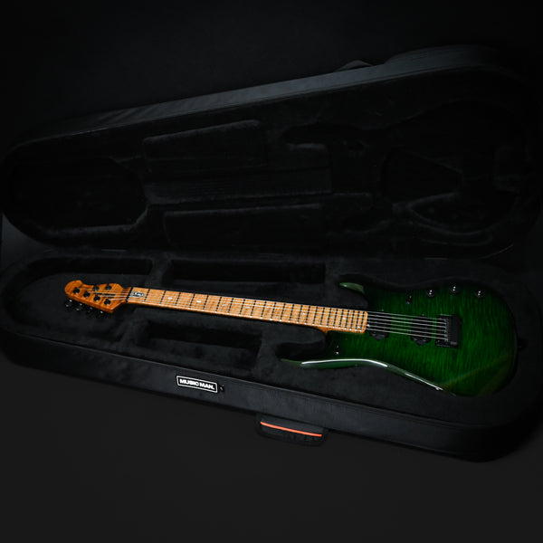 Ernie Ball Music Man JP15 John Petrucci Signature Electric Guitar- Green Tiger Eye Flame 2025 (H06651)