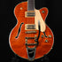 Gretsch Electromatic LTD Flame Okoume Broadkaster Jr. Single-Cut w/ Bigsby- Roundup Orange Stain (CYGC24110711)
