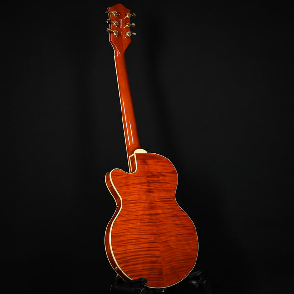 Gretsch Electromatic LTD Flame Okoume Broadkaster Jr. Single-Cut w/ Bigsby- Roundup Orange Stain (CYGC24110711)