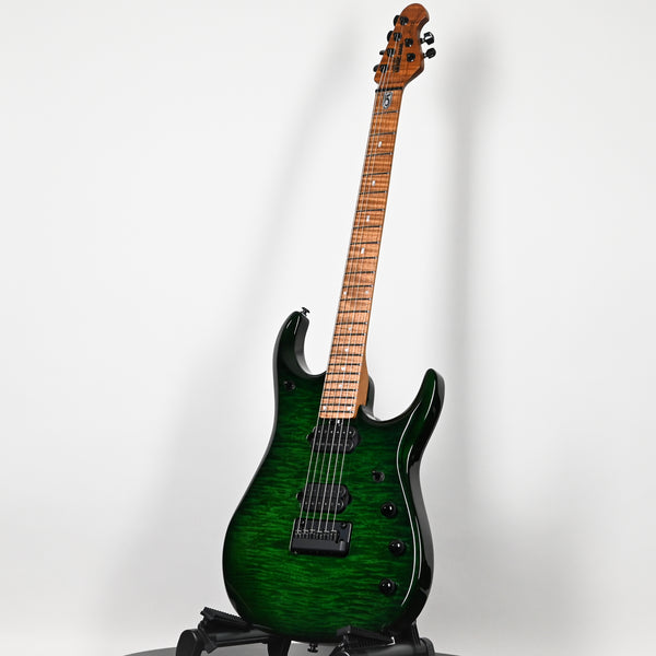 Ernie Ball Music Man JP15 John Petrucci Signature Electric Guitar- Green Tiger Eye Flame 2025 (H06651)