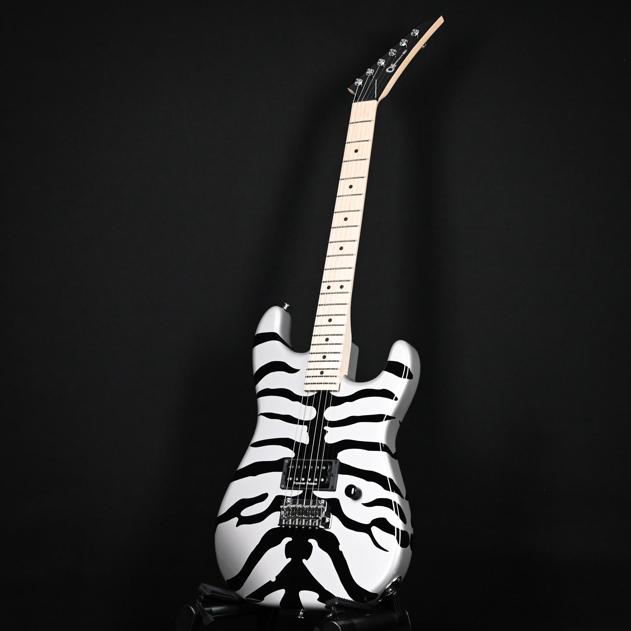 Charvel Super-Stock SD1 H 2PT M w/ Maple Fingerboard- Silver Bengal 2024 (MC234496)