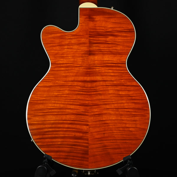 Gretsch Electromatic LTD Flame Okoume Broadkaster Jr. Single-Cut w/ Bigsby- Roundup Orange Stain (CYGC24110711)