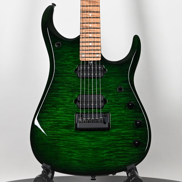 Ernie Ball Music Man JP15 John Petrucci Signature Electric Guitar- Green Tiger Eye Flame 2025 (H06651)