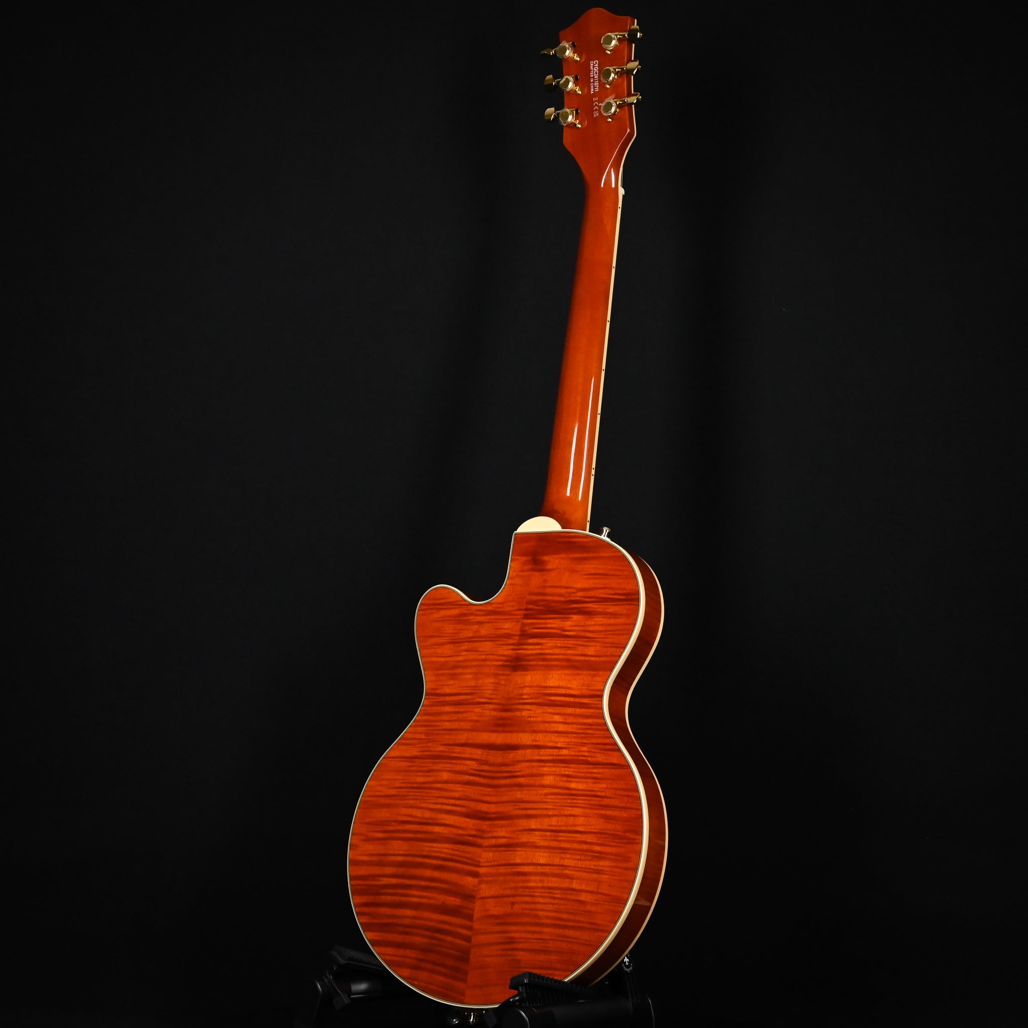 Gretsch Electromatic LTD Flame Okoume Broadkaster Jr. Single-Cut w/ Bigsby- Roundup Orange Stain (CYGC24110711)