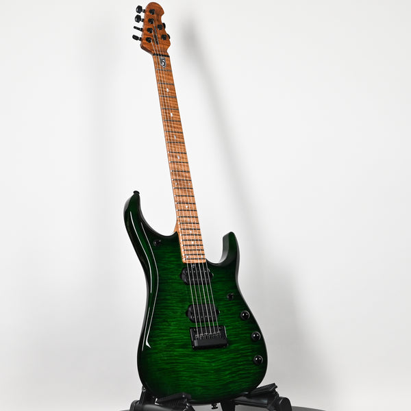 Ernie Ball Music Man JP15 John Petrucci Signature Electric Guitar- Green Tiger Eye Flame 2025 (H06651)