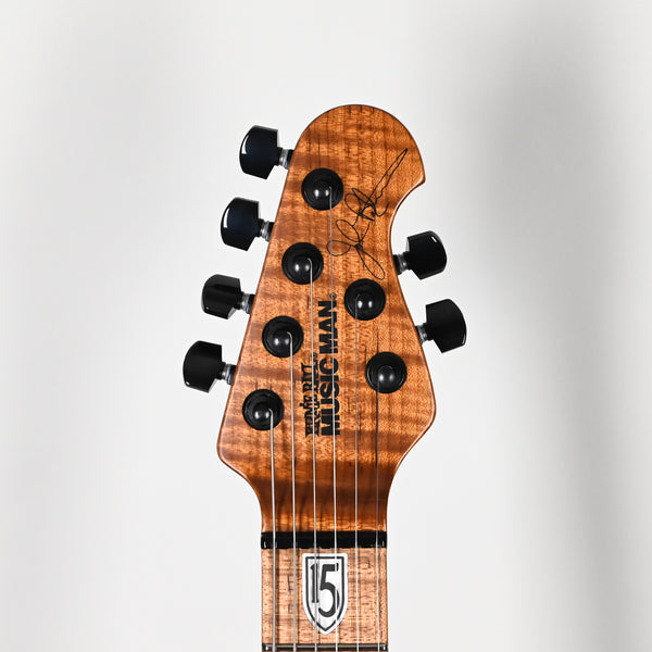 Ernie Ball Music Man JP15 John Petrucci Signature Electric Guitar- Green Tiger Eye Flame 2025 (H06651)