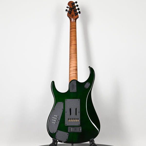 Ernie Ball Music Man JP15 John Petrucci Signature Electric Guitar- Green Tiger Eye Flame 2025 (H06651)