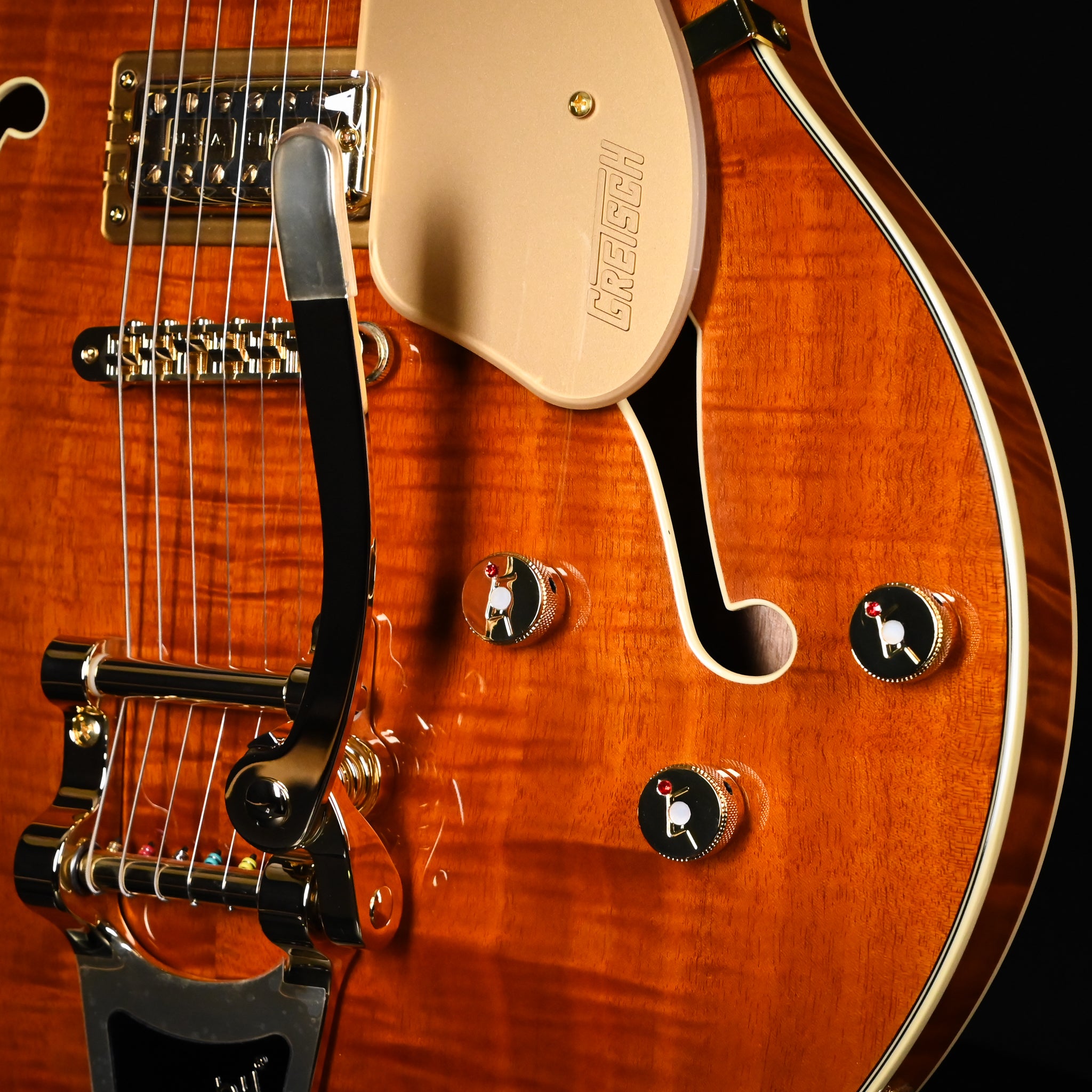 Gretsch Electromatic LTD Flame Okoume Broadkaster Double-Cut w/ Bigsby- (CYGC24110456)