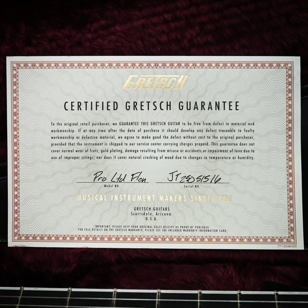 Gretsch Falcon Center Block LTD Double-Cut with String-Thru Bigsby- Midnight Sapphire (JT25051516)