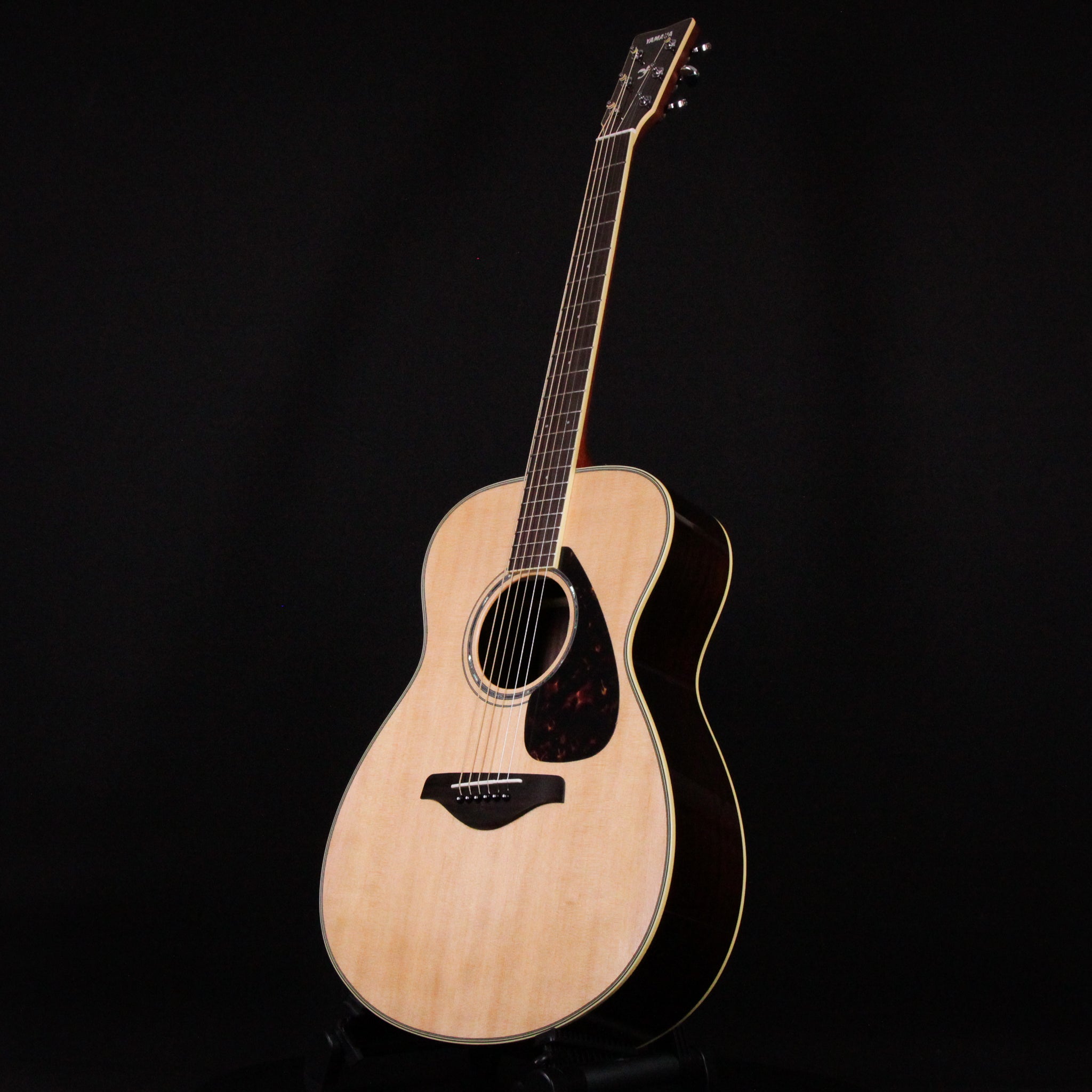 Yamaha Fs830 Small Body Acoustic Guitar Natural Solid Spruce Iiy28178