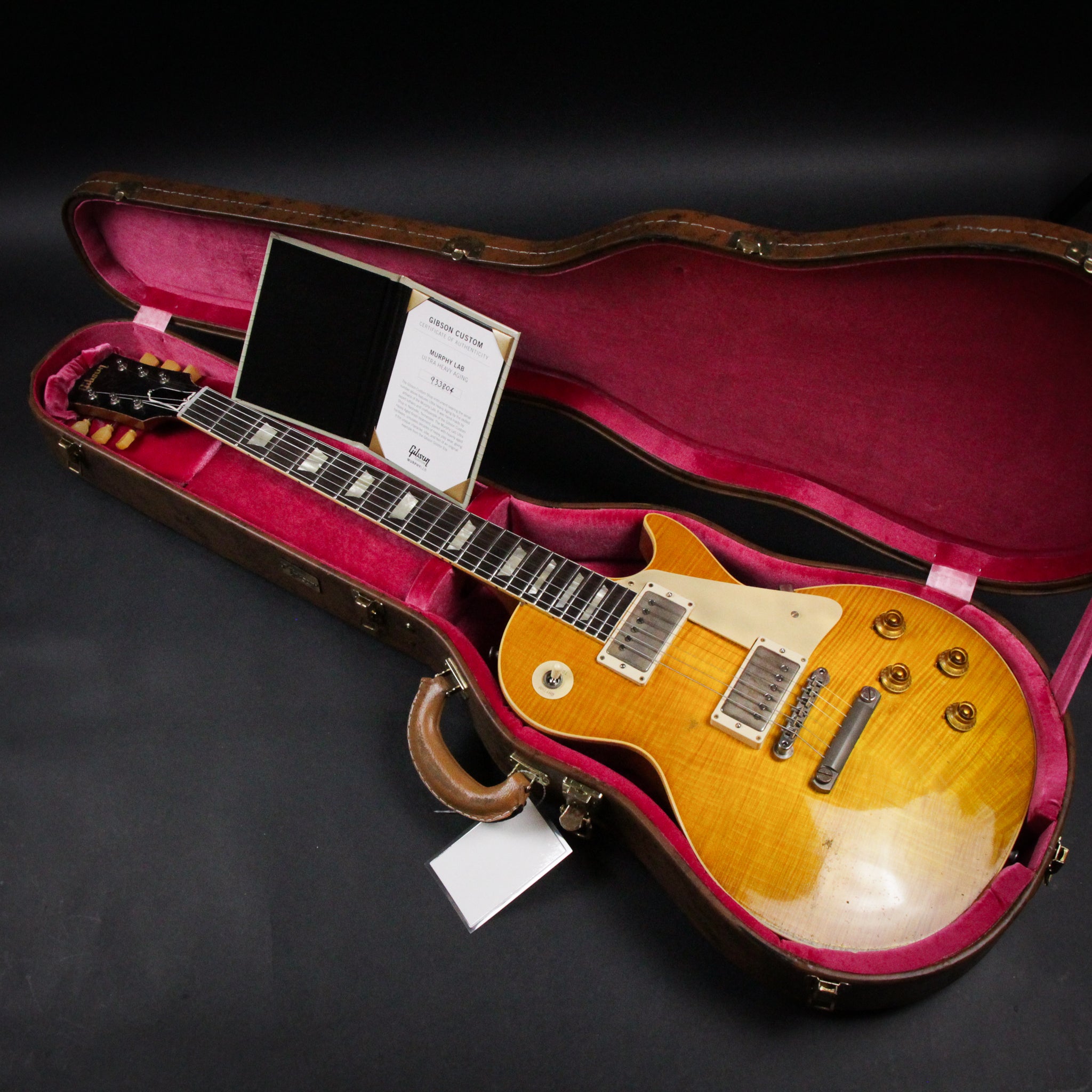 Gibson Custom 1959 Les Paul Standard Reissue Murphy Lab Ultra Heavy Aged Lemon Burst 2023 (933804)