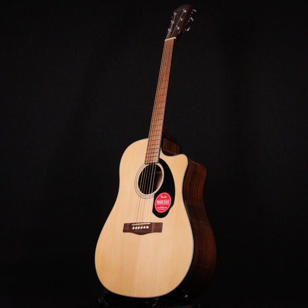 Fender CD-60SCE Dreadnought Acoustic Electric Guitar Natural (IPS211017746)