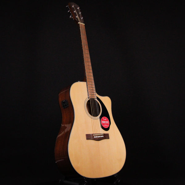 Fender CD-60SCE Dreadnought Acoustic Electric Guitar Natural (IPS211017746)