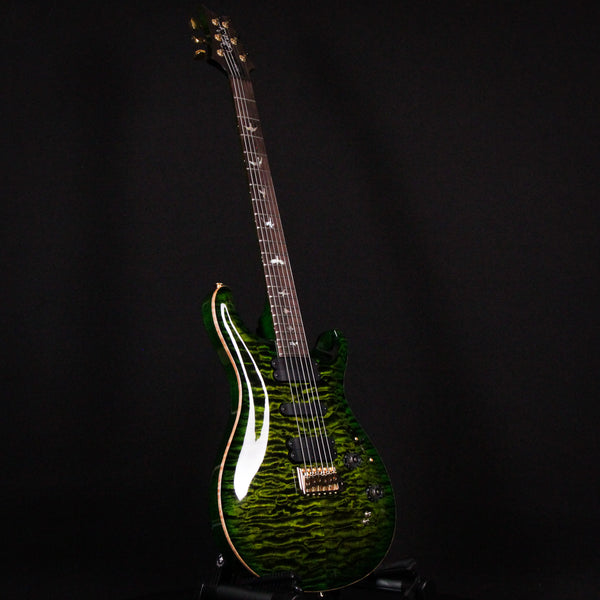 PRS Wood Library 509 10 Top Quilt Maple Brazilian Rosewood FB Jade w/ Green Burst 2024 (0372763)