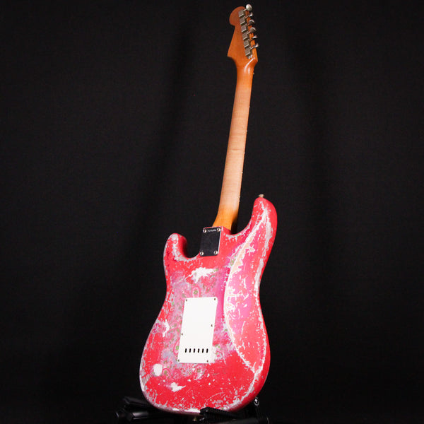 Fender Custom Shop Masterbuilt Dennis Galuszka 62 Stratocaster Super Heavy Relic Fiesta Red / Pink Paisley Brazilian Rosewood 2024 (R135770)