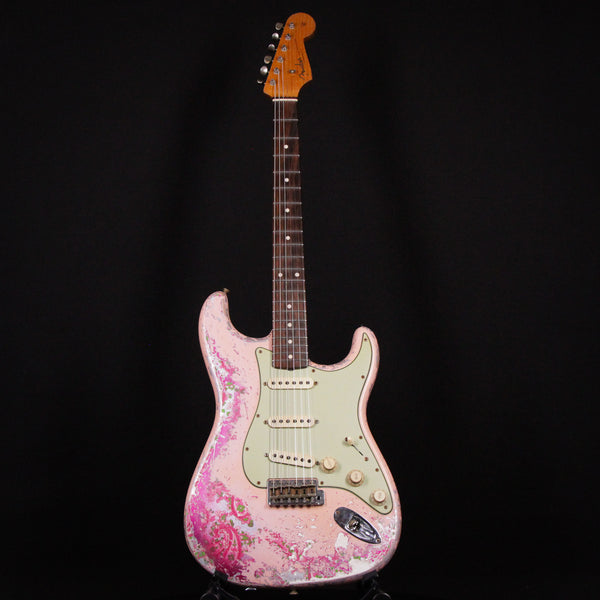 Fender Custom Shop Masterbuilt Dennis Galuszka 62 Stratocaster Super Heavy Relic Shell Pink / Pink Paisley Brazilian Rosewood 2023 (R135582)