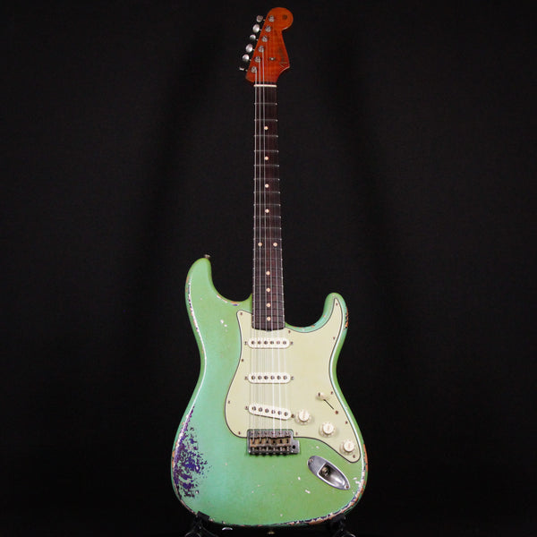 Fender Custom Shop Masterbuilt Dale Wilson 60 Stratocaster Heavy Relic Seafoam Green / Purple Paisley 2024 (CZ574784)