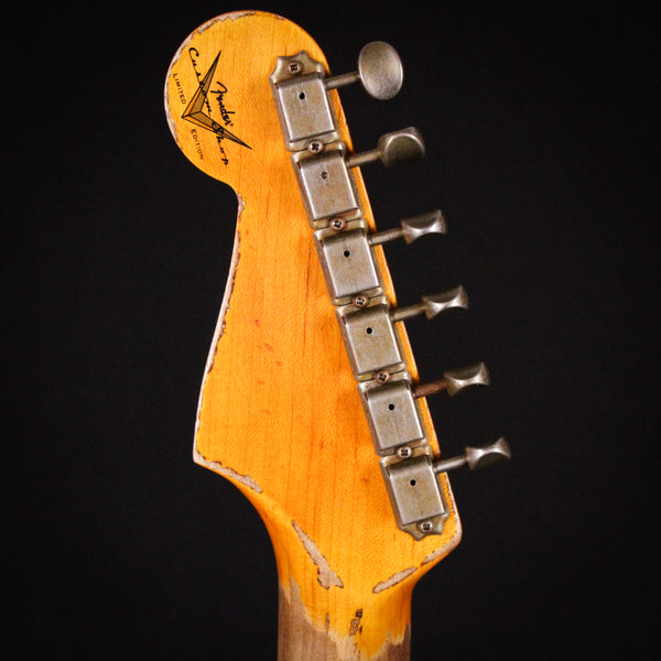 Fender Custom Shop Limited Edition 1959 / 59 Stratocaster Super Heavy Relic Aged Sonic Blue Over Sunburst 2024 (CZ579181)
