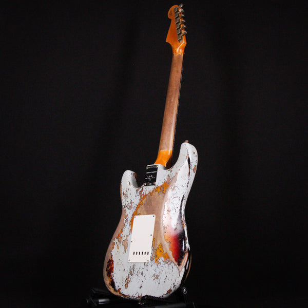 Fender Custom Shop Limited Edition 1959 / 59 Stratocaster Super Heavy Relic Aged Sonic Blue Over Sunburst 2024 (CZ579181)