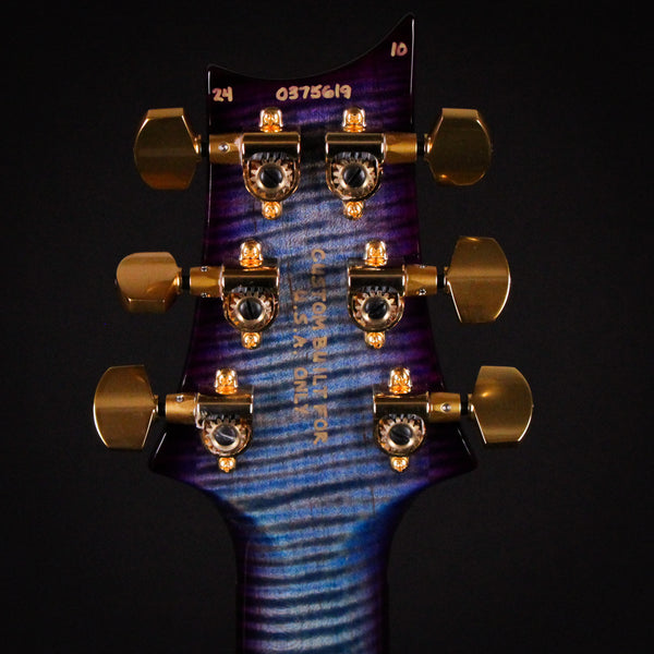 PRS Wood Library 509 10 Top Aquableux Purple Burst Stained Neck Brazilian Rosewood 2024 (0375619)